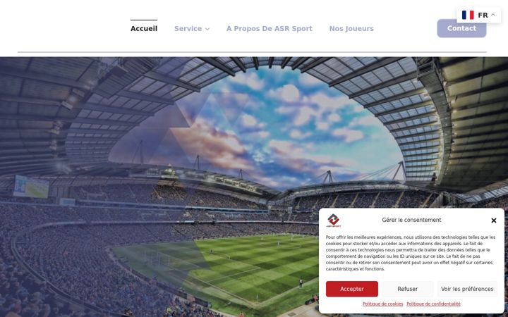 Screenshot of asrsport.com