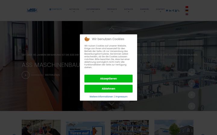 Screenshot of ass-automation.com