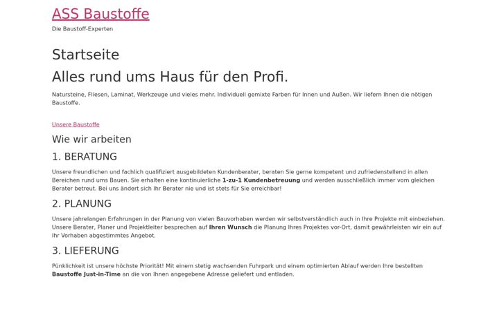 Screenshot di ass-baustoffe.de