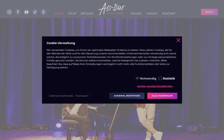 Screenshot of ass-dur.de