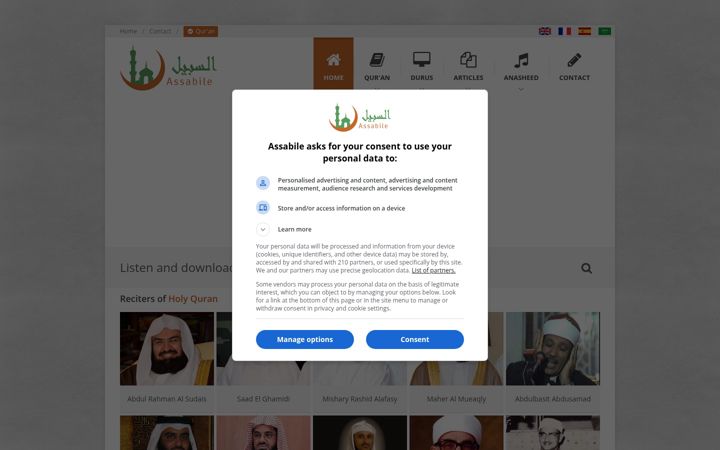 Screenshot of assabile.com