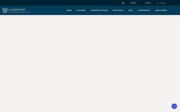 Screenshot of assaeroporti.com