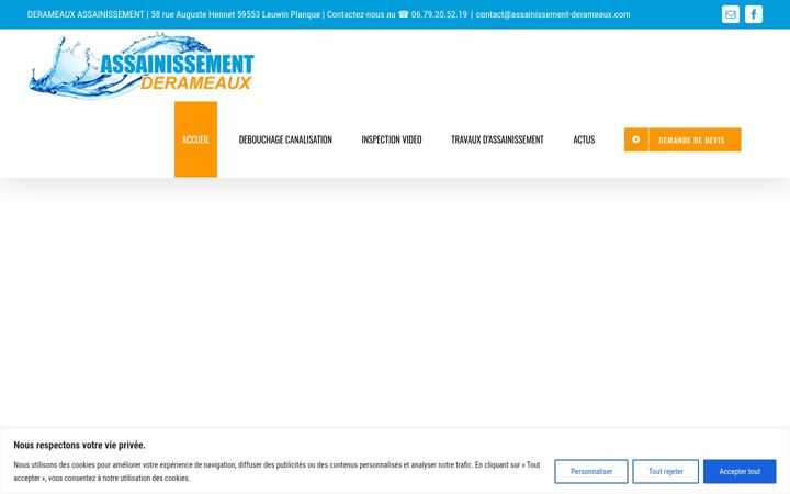 Ekrano kopija assainissement-derameaux.com