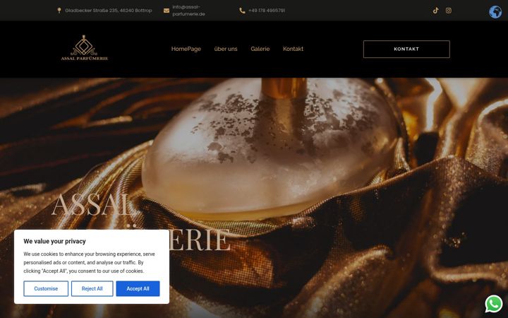 Screenshot ta' assal-parfumerie.de