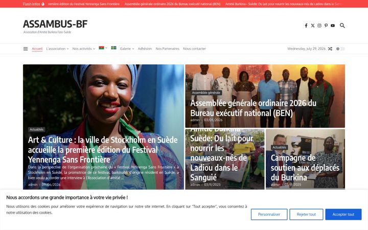 Screenshot of assambus-bf.org