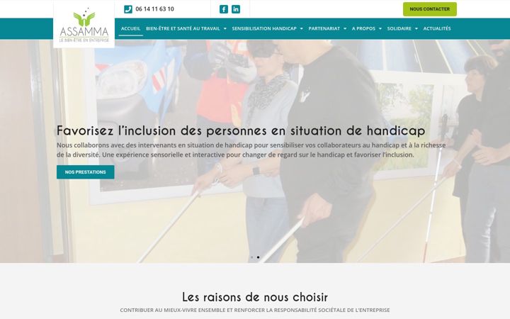 Screenshot di assamma.fr