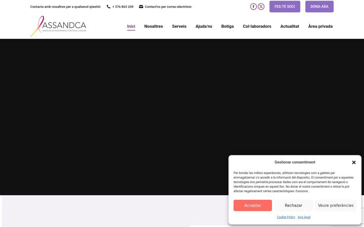 Screenshot of assandca.ad