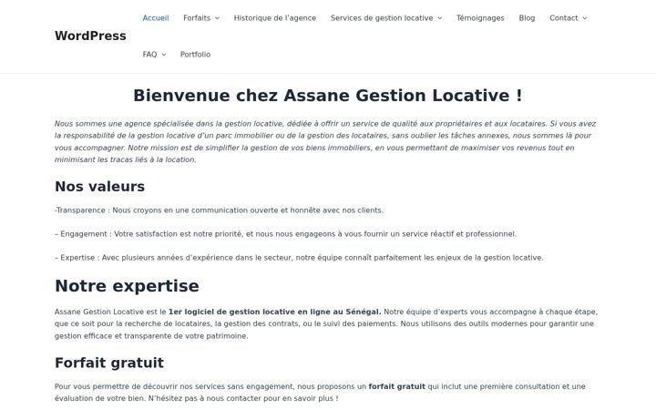 Screenshot di assane-gestionlocative.fr