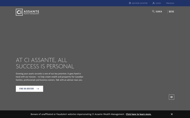 Capture d'écran de assante.com