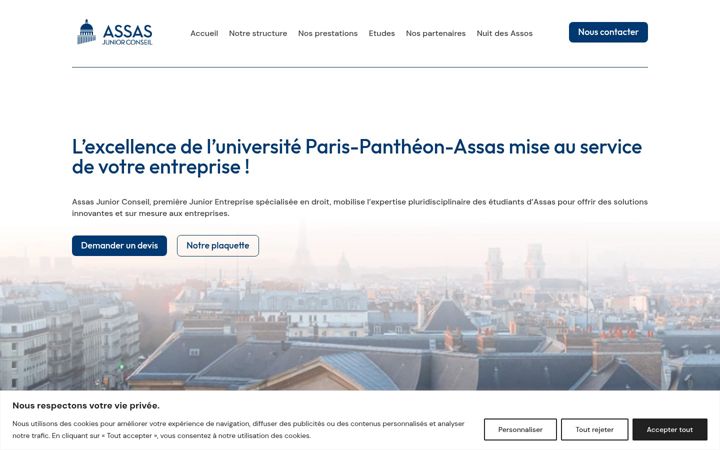 Screenshot of assasjuniorconseil.fr
