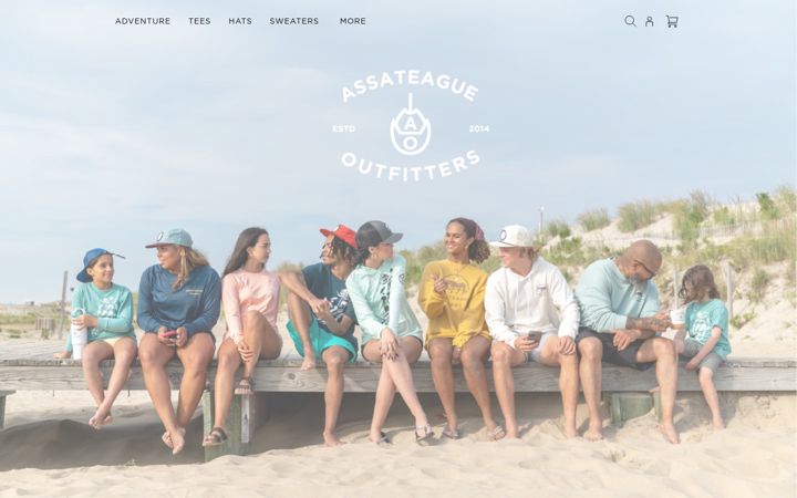 Screenshot van assateagueoutfitters.square.site