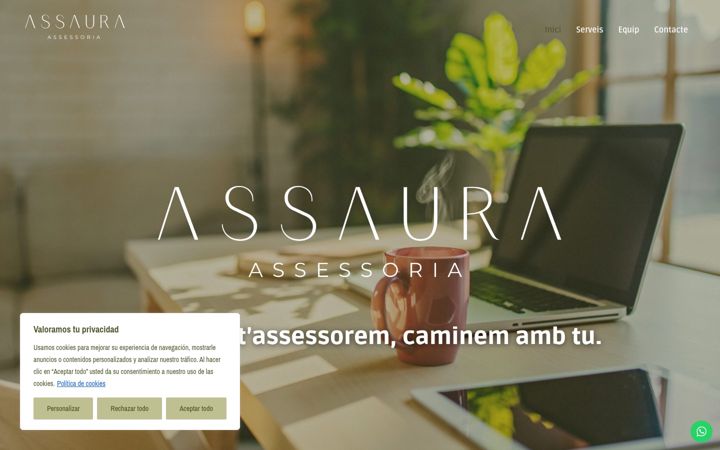 Screenshot of assaura.es