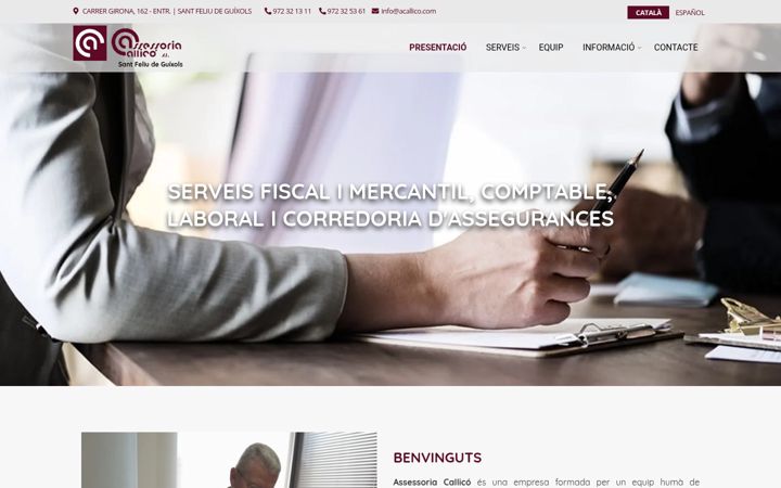 Screenshot of asscallico.com