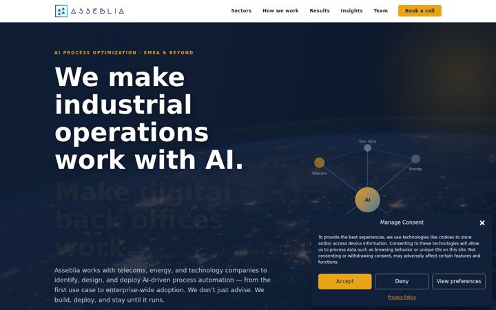 Screenshot of asseblia.com