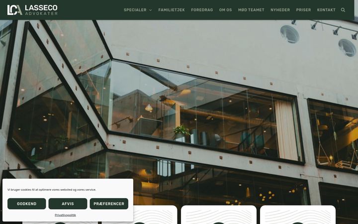 Screenshot of assecca.dk