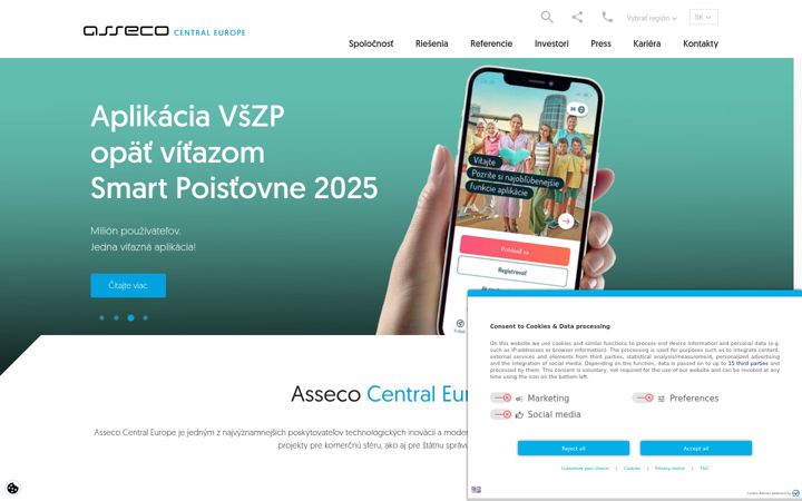 Capture d'écran de asseco-ce.com