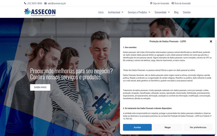 Екранна снимка на assecon.org.br