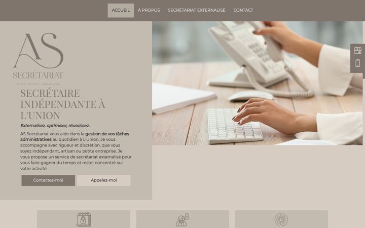 Екранна снимка на assecretariat.fr