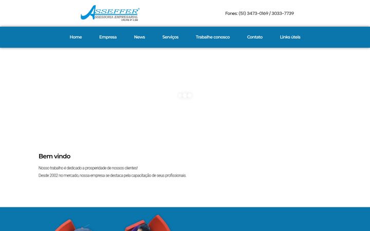 Екранна снимка на asseffer.com.br
