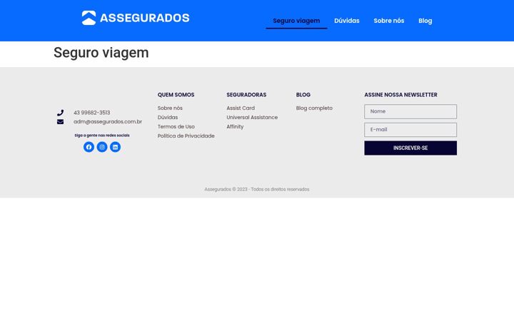 Screenshot ta' assegurados.com