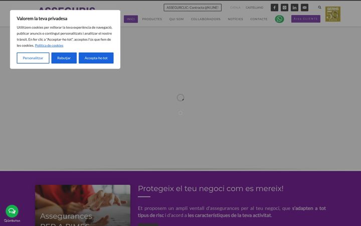 Screenshot ta' asseguris.com