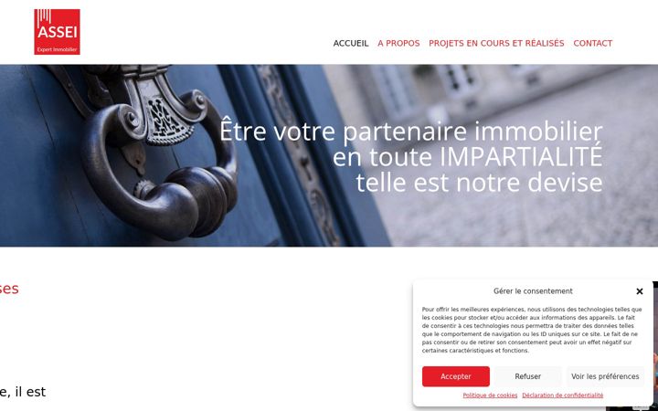Screenshot of assei.ch