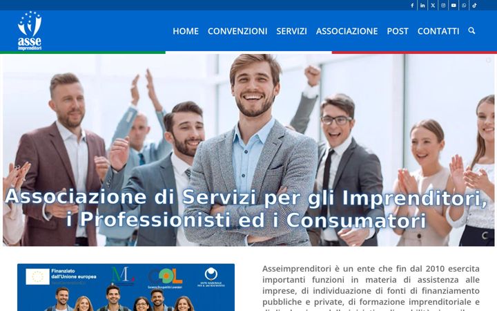 Screenshot of asseimprenditori.it