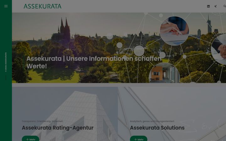 Captură de ecran a assekurata.de