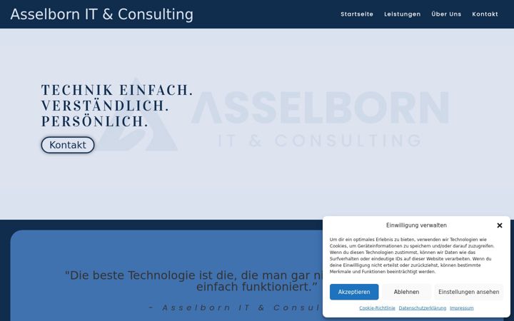 Screenshot of asselborn-it.de