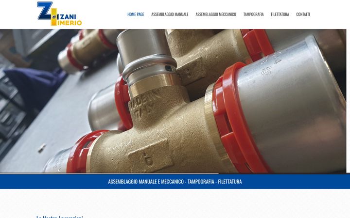 Screenshot of assemblaggizani.it