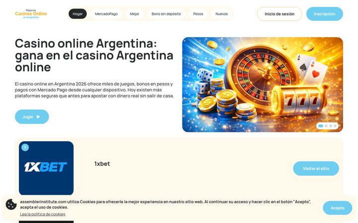 Screenshot of assemblerinstitute.com