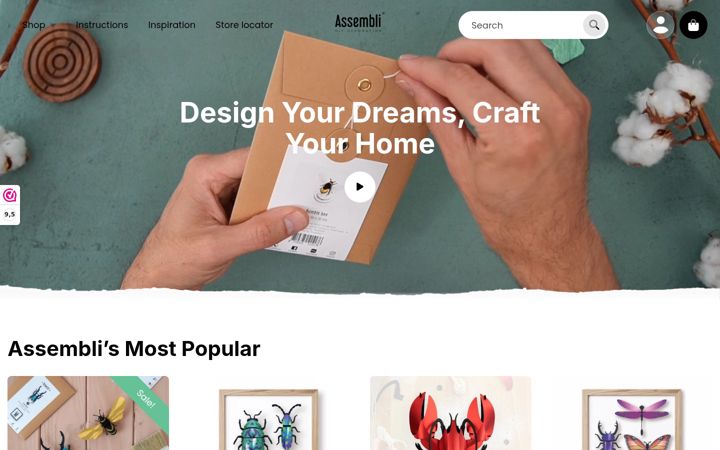 Screenshot of assembli-usa.com