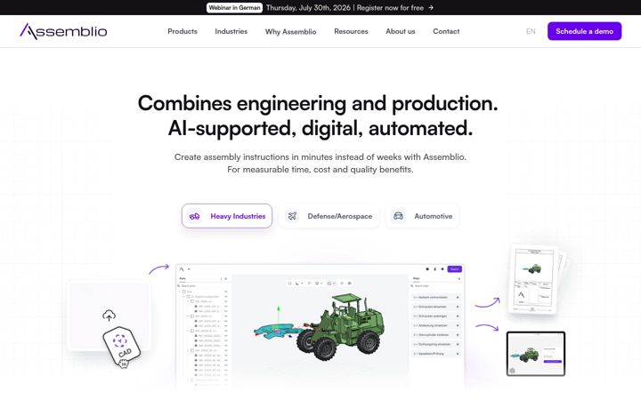 Képernyőkép: assemblio.com