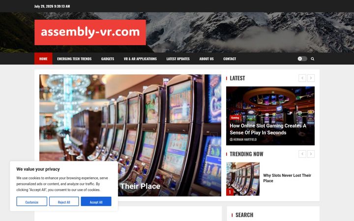 Screenshot of assembly-vr.com