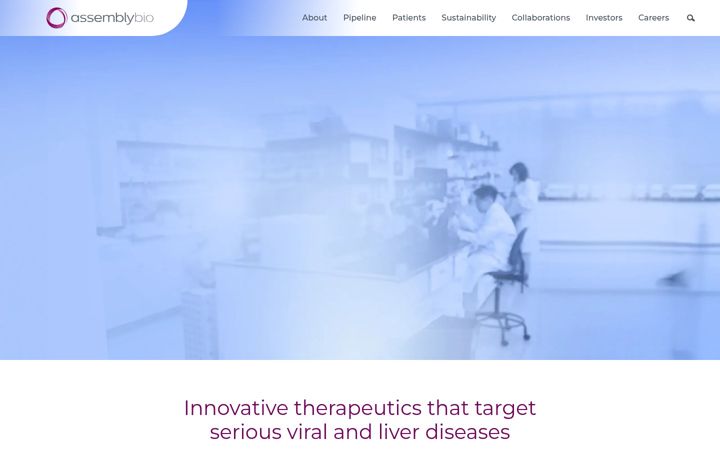 Screenshot of assemblybio.com