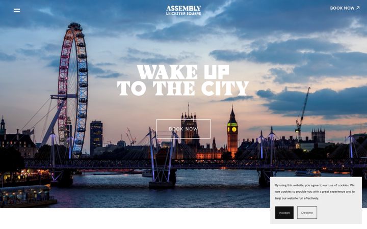 Screenshot of assemblyhotels.com