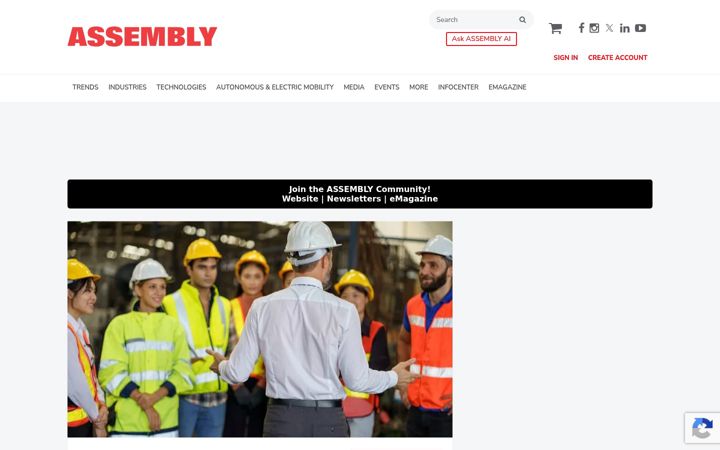 Screenshot of assemblymag.com
