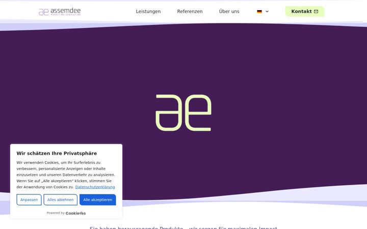 Screenshot of assemdee.com