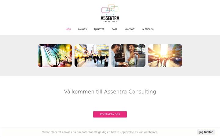 Screenshot of assentra.se