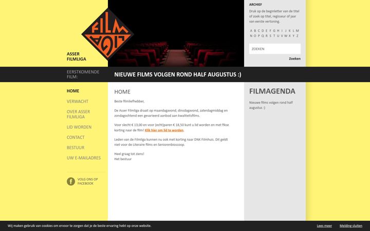 Screenshot of asserfilmliga.nl