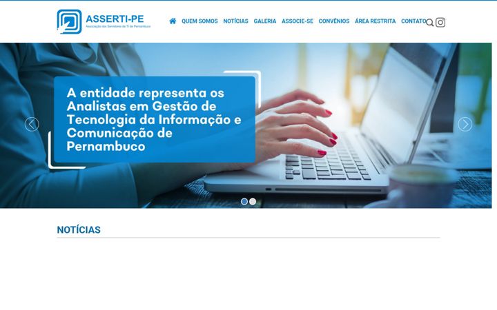 Screenshot of assertipe.org.br
