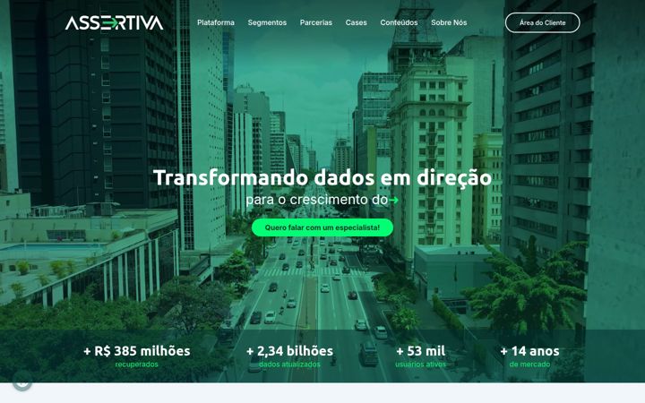 Screenshot of assertivasolucoes.com.br