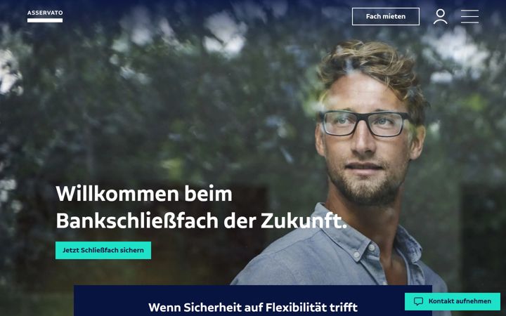 Screenshot of asservato.de