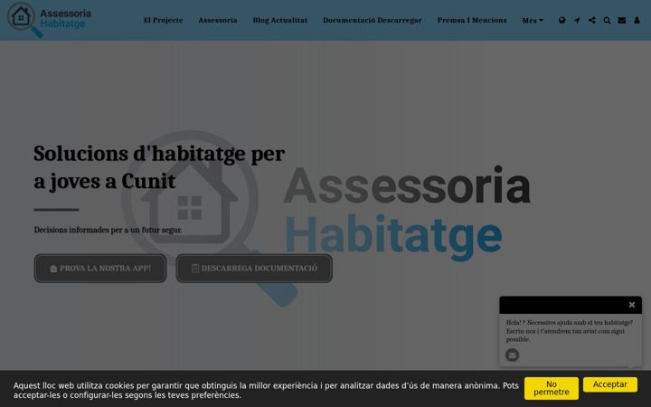 Screenshot di assesoriahabitatge.com