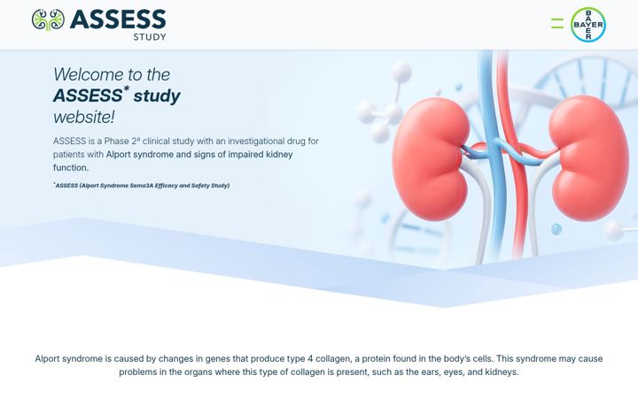Screenshot of assess-study.com