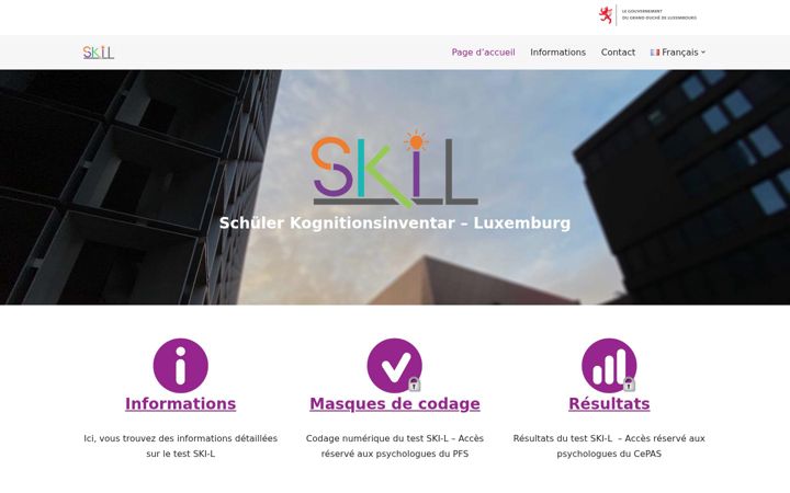 Screenshot of assessment.lu