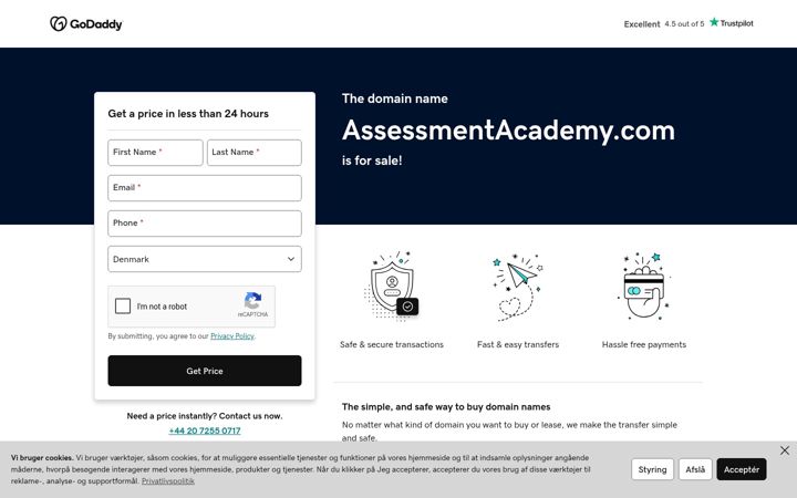 Screenshot of assessmentacademy.com