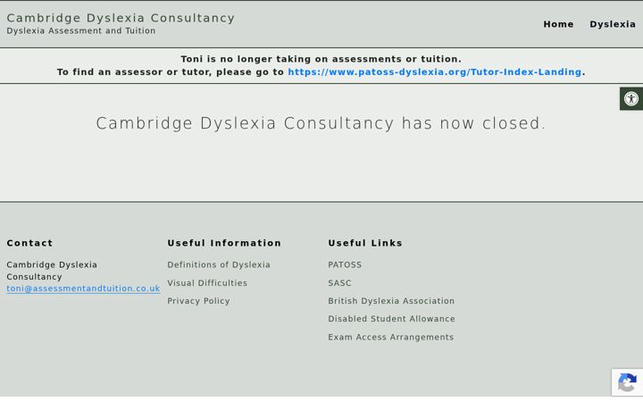 Screenshot ta' assessmentandtuition.co.uk