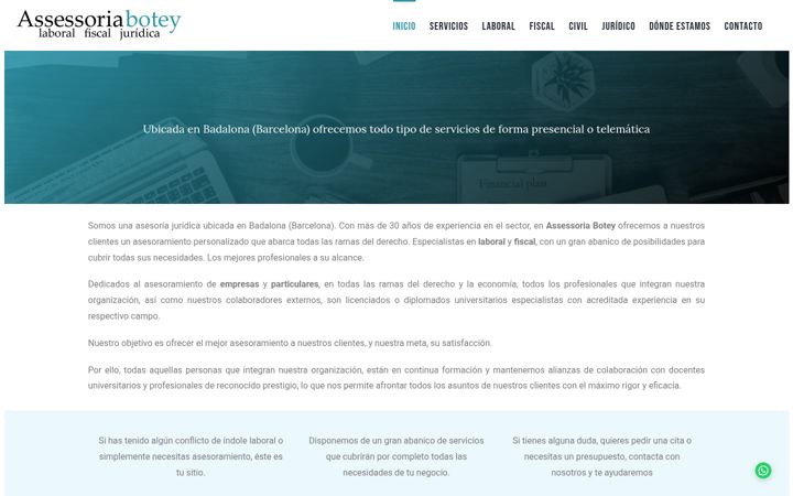 Screenshot of assessoriabotey.com