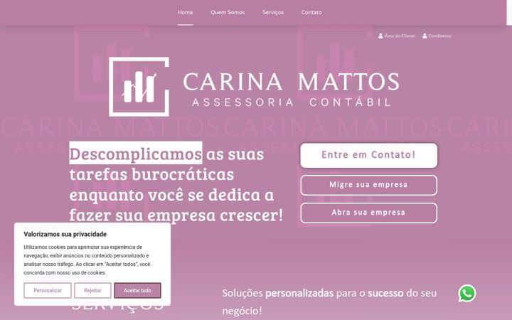 Screenshot of assessoriacontabilcm.com.br